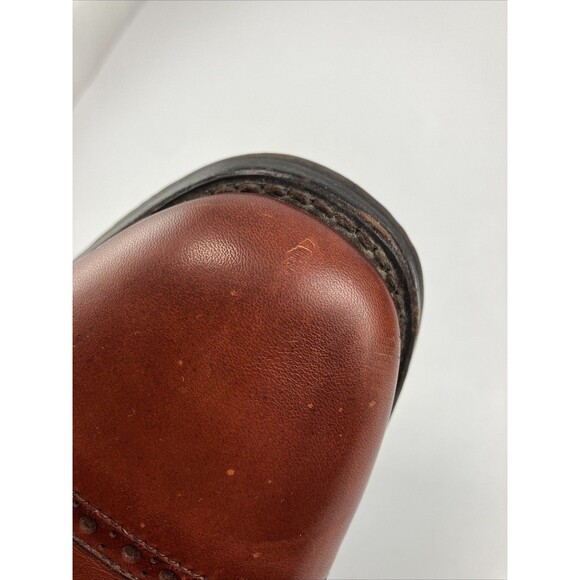 Allen Edmonds Cap Toe Cognac Brown Leather Mens 9.5 BENTON 3458 Oxford Shoes main image 10
